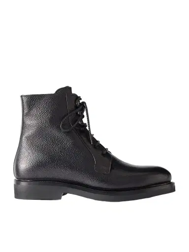 MR P. Shearling-Lined Full-Grain Leather Lace-Up Boots - Men | Thumbnail 1