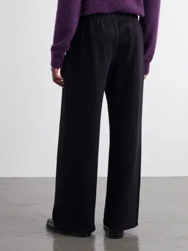 Les Tien Party Wide-Leg Garment-Dyed Cotton-Fleece Sweatpants - Men | Thumbnail 4