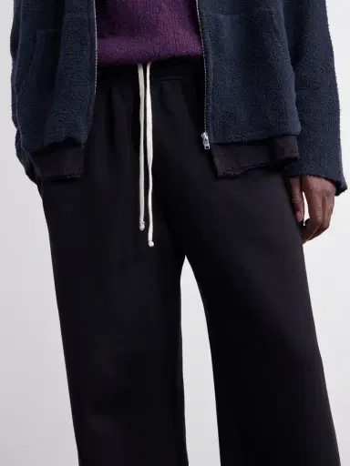 Les Tien Party Wide-Leg Garment-Dyed Cotton-Fleece Sweatpants - Men | Thumbnail 5