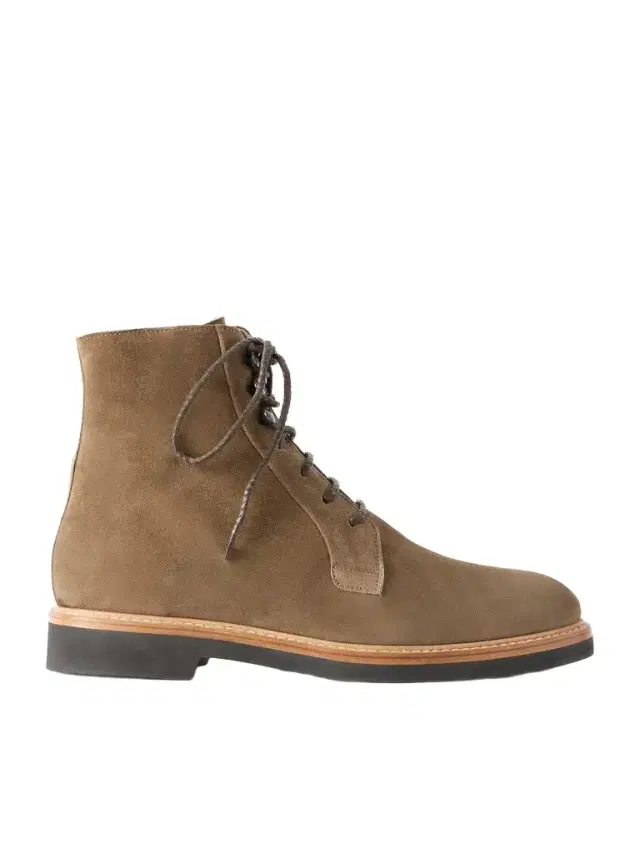 MR P. Shearling-Lined Suede Lace-Up Boots - Men