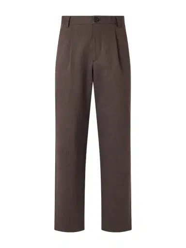 Oliver Spencer Morton Straight-Leg Pleated Herringbone Stretch-Cotton Suit Trousers - Men | Thumbnail 1