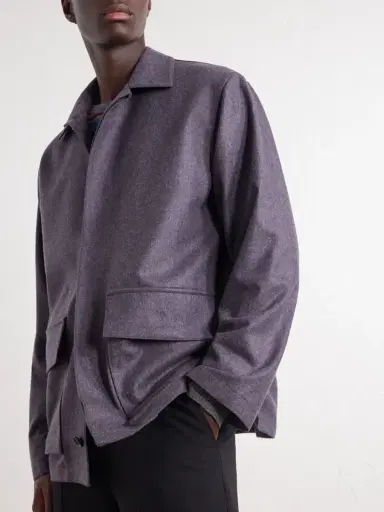 Caruso Wool and Cashmere-Blend Blouson Jacket - Men | Thumbnail 6 Caruso Wool and Cashmere-Blend Blouson Jacket - Men | Thumbnail 6