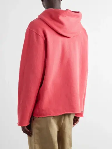 Les Tien Garment-Dyed Distressed Cotton-Jersey Zip-Up Hoodie - Men | Thumbnail 4 Les Tien Garment-Dyed Distressed Cotton-Jersey Zip-Up Hoodie - Men | Thumbnail 4