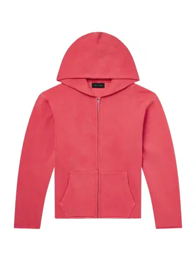 Les Tien Garment-Dyed Distressed Cotton-Jersey Zip-Up Hoodie - Men | Thumbnail 1 Les Tien Garment-Dyed Distressed Cotton-Jersey Zip-Up Hoodie - Men | Thumbnail 1