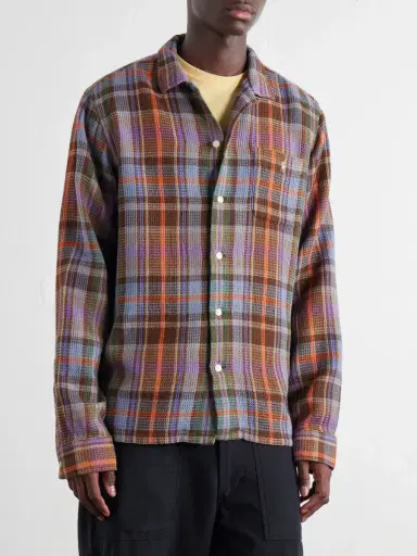 Polo Ralph Lauren Checked Cotton-Waffle Shirt - Men | Thumbnail 3