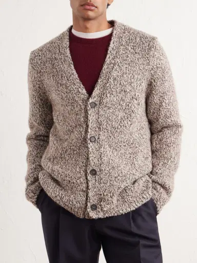 Massimo Alba Linus Wool-Blend Cardigan - Men | Thumbnail 3