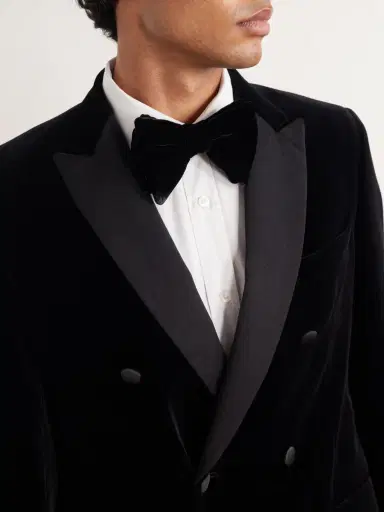 Tom Ford Velvet Bow Tie - Men | Thumbnail 2