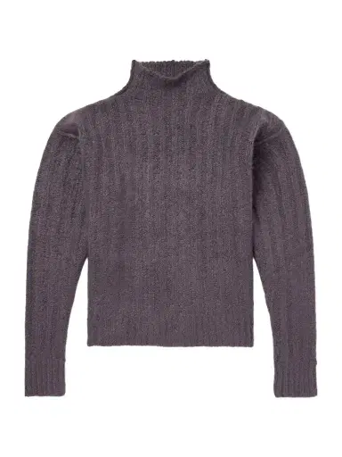 Rick Owens Ribbed Cashmere and Silk-Blend Rollneck Sweater - Men | Thumbnail 1