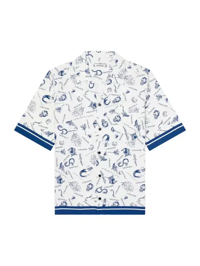 MANAAKI Hawaiki Camp-Collar Printed Lyocell-Twill Shirt - Men