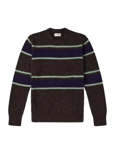 Oliver Spencer Blenheim Striped Wool-Blend Sweater - Men | Thumbnail 1