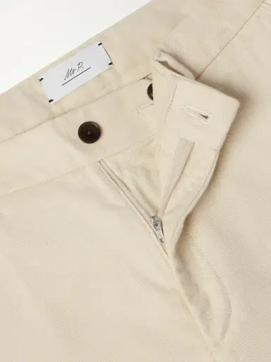 MR P. Straight-Leg Cotton and Cashmere-Blend Twill Trouser - Men | Thumbnail 6