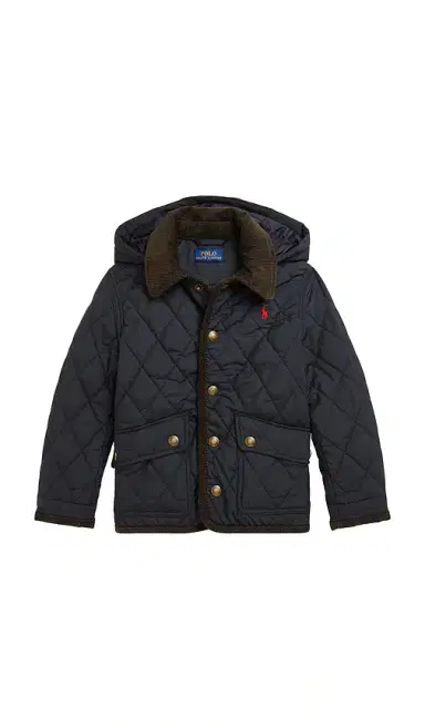 Polo Ralph Lauren Kids Matte Fine Poly Kempton Barn Jacket With Removable Hood | Thumbnail 1