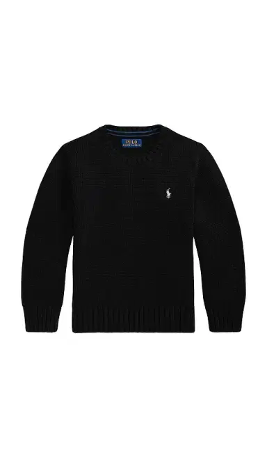 Polo Ralph Lauren Kids G-sleeve Combed Cotton Crewneck Sweater | Thumbnail 1