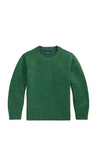 Polo Ralph Lauren Kids G-sleeve Combed Cotton Crewneck Sweater | Thumbnail 1