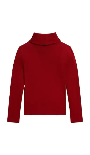 Polo Ralph Lauren Kids Long Sleeve Cotton Turtleneck Pullover | Thumbnail 2
