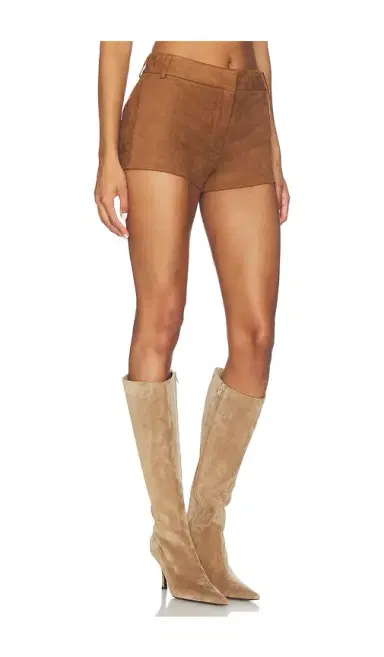 superdown Priya Faux Suede Hot Short | Thumbnail 2