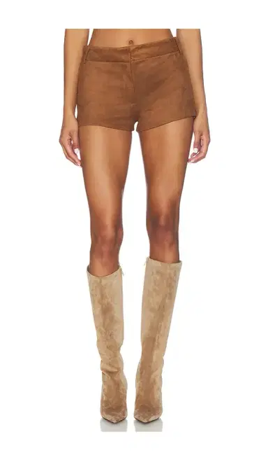 superdown Priya Faux Suede Hot Short | Thumbnail 1