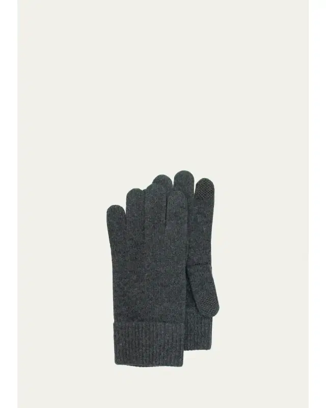 Bergdorf Goodman Cashmere Touchscreen Gloves