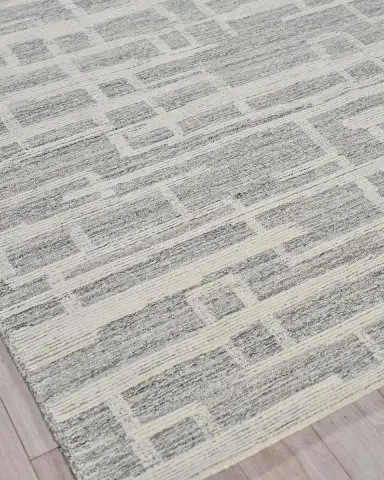 Exquisite Rugs Park City Hand-Tufted Gray/Ivory Rug | Thumbnail 3 Exquisite Rugs Park City Hand-Tufted Gray/Ivory Rug | Thumbnail 3