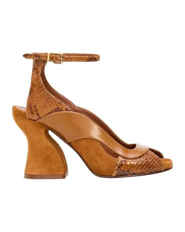 Zimmermann Marvi 75MM Leather Sandals