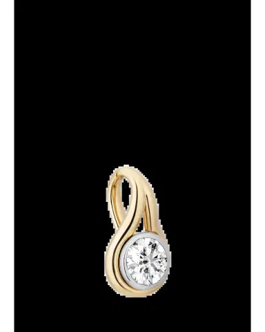 Mason and Books 14K Lasso Pendant with Diamonds | Thumbnail 2