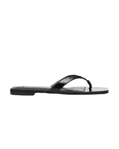 Vince San Juan Patent Leather Flat Thong Sandals | Thumbnail 1