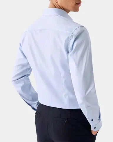 Eton Men's Slim-Fit Twill Sport Shirt | Thumbnail 2