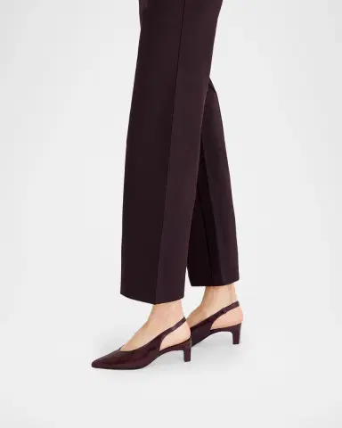 Bernardo 50mm Maude Leather Slingback Pumps | Thumbnail 2