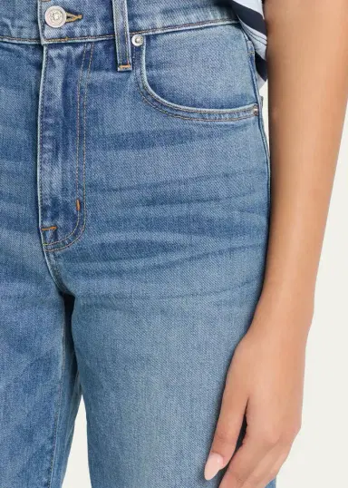 SLVRLAKE Grace High-Rise Wide-Leg Crop Jeans | Thumbnail 5