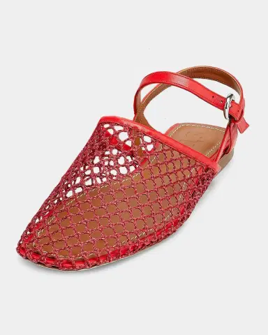Staud Rete Paper Net Sandals | Thumbnail 5 Staud Rete Paper Net Sandals | Thumbnail 5
