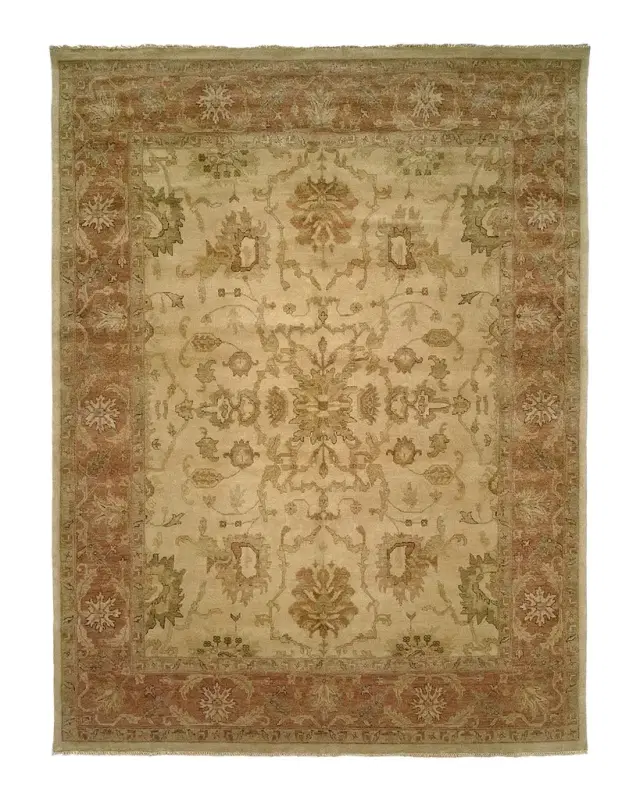 Haven & Loom Latte Rust Oushak Rug