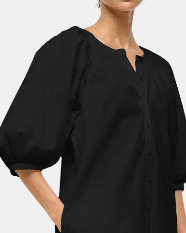 Staud Vincent Cotton Poplin Minidress | Thumbnail 4