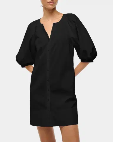 Staud Vincent Cotton Poplin Minidress | Thumbnail 6