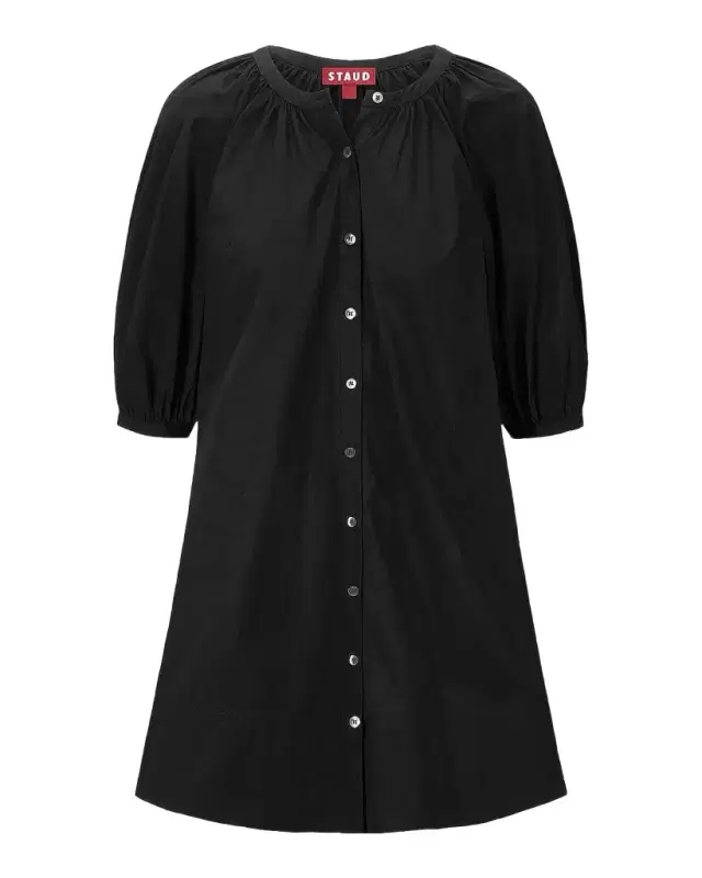 Staud Vincent Cotton Poplin Minidress