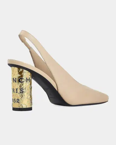 Givenchy Tape 65 Leather Slingback Pumps | Thumbnail 2