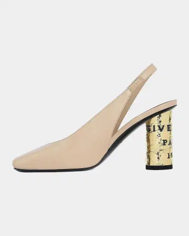 Givenchy Tape 65 Leather Slingback Pumps | Thumbnail 4