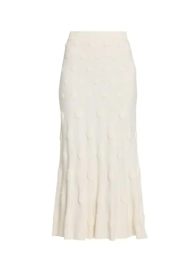 Lela Rose Pucker Dot Knit Midi Skirt