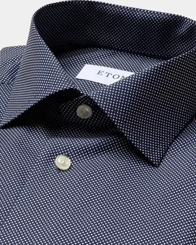 Eton Men's Micro-Dot Sport Shirt | Thumbnail 4 Eton Men's Micro-Dot Sport Shirt | Thumbnail 4