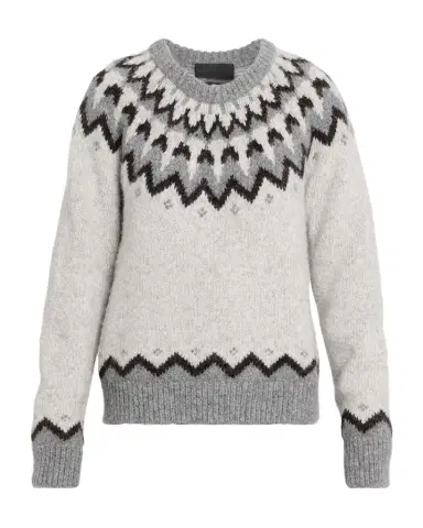 Nili Lotan Alan Fair Isle Alpaca-Blend Sweater | Thumbnail 1 Nili Lotan Alan Fair Isle Alpaca-Blend Sweater | Thumbnail 1