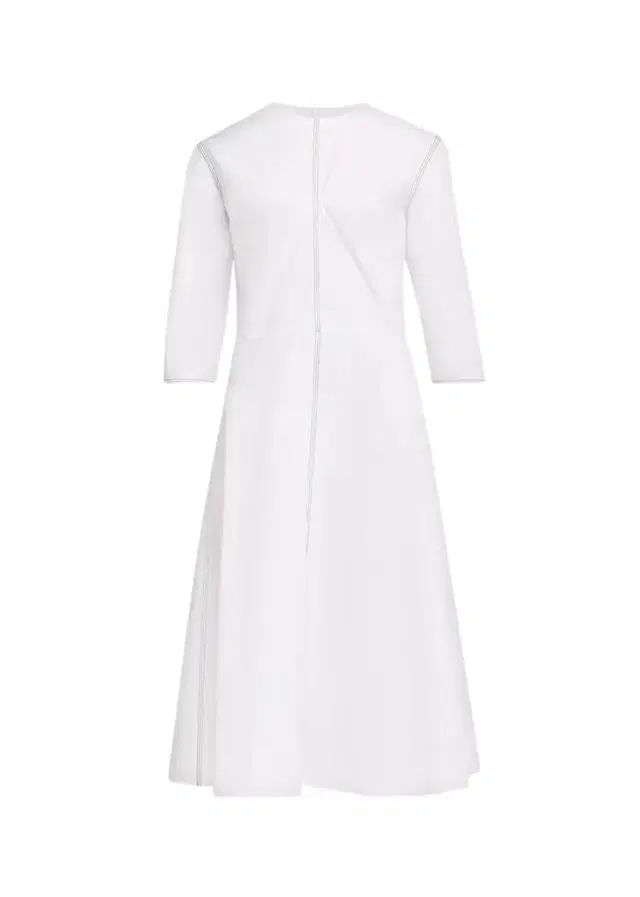 Marni 3/4-Sleeve Cotton Midi A-Line Dress