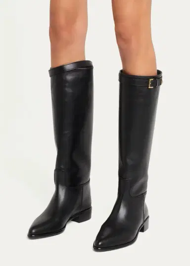 Prada 30mm Stivali Leather Riding Boots | Thumbnail 2 Prada 30mm Stivali Leather Riding Boots | Thumbnail 2