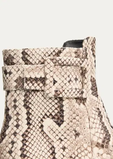 Roger Vivier 45mm Tres Vivier Snake-Printed Leather Ankle Boots | Thumbnail 3 Roger Vivier 45mm Tres Vivier Snake-Printed Leather Ankle Boots | Thumbnail 3