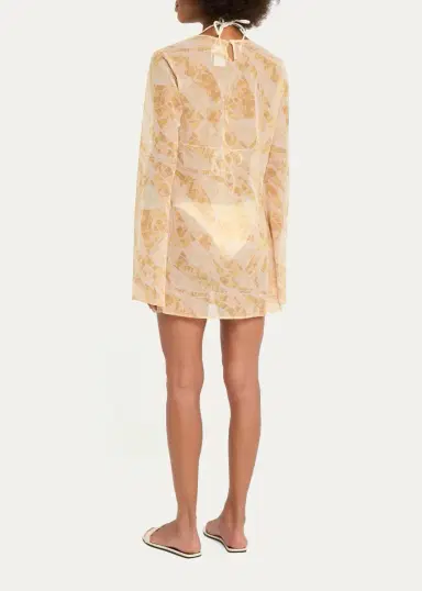 Shani Shemer Catherine Geometric Mini Dress Coverup | Thumbnail 3