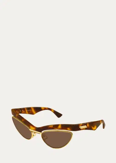 Bottega Veneta Tortoiseshell Cat Eye Sunglasses | Thumbnail 2 Bottega Veneta Tortoiseshell Cat Eye Sunglasses | Thumbnail 2