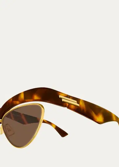 Bottega Veneta Tortoiseshell Cat Eye Sunglasses | Thumbnail 3 Bottega Veneta Tortoiseshell Cat Eye Sunglasses | Thumbnail 3