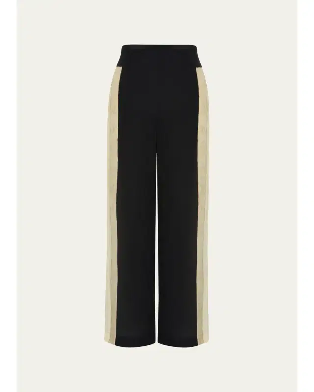 SIR. Sona Wide-Leg Silk Pants