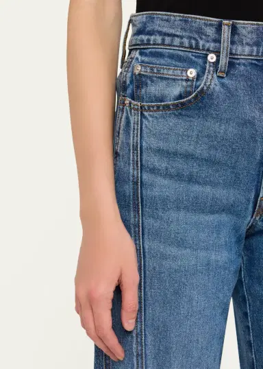 Veronica Beard Taylor Godet Wide-Leg Jeans | Thumbnail 5