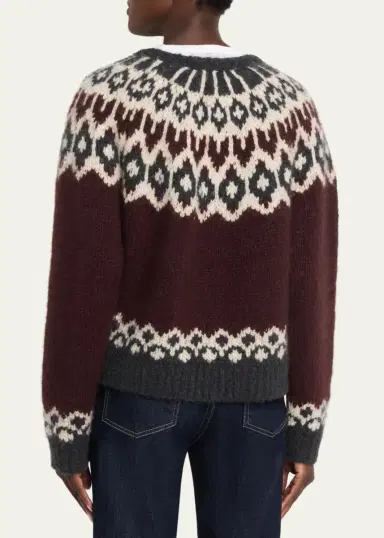 Nili Lotan Isaline Fair Isle Cashmere Sweater | Thumbnail 3