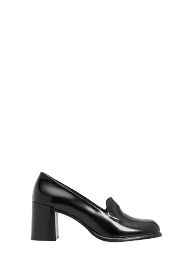 Prada 65mm Mocassini Leather Loafer Pumps | Thumbnail 1 Prada 65mm Mocassini Leather Loafer Pumps | Thumbnail 1