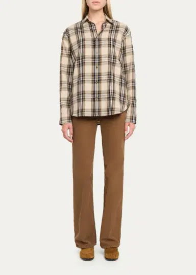 Saint Laurent 70s Corduroy Straight-Leg Jeans | Thumbnail 2 Saint Laurent 70s Corduroy Straight-Leg Jeans | Thumbnail 2